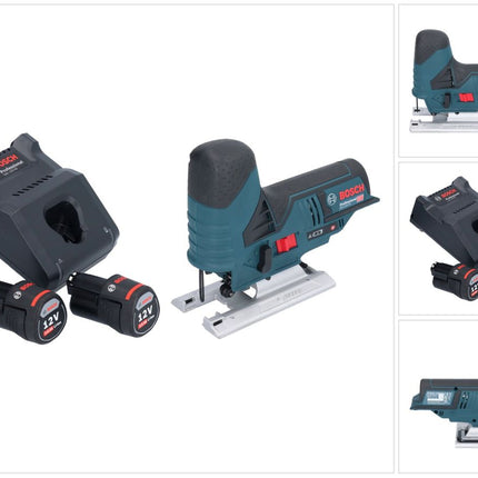 Bosch GST 12V-70 Professional cordless jigsaw 12 V 70 mm + 2x rechargeable battery 3.0 Ah + charger