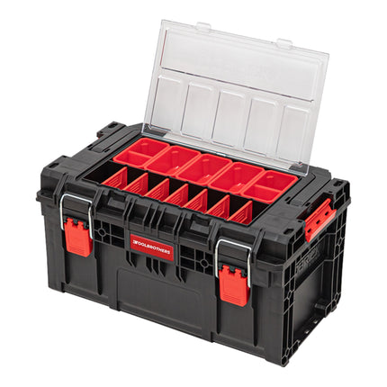 Toolbrothers RHINO XL tool case ECO Handling+ height L 26 l IP66 with removable dividers + boxes