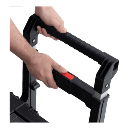 Toolbrothers RHINO XL Cart Plus ECO - Valigia portautensili mobile 37 l IP66 con doppio manico telescopico