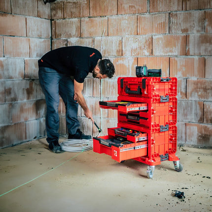 Toolbrothers RHINO L Drawer 3 ULTRA Organize+ mit drei Schubläden + Boxen IP54