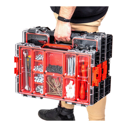 Toolbrothers RHINO L Organizer ECO height M boxes 5 l IP54 with removable boxes