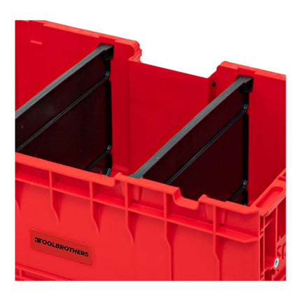 Toolbrothers RHINO XXL Tool Box ULTRA Custom 35 l stackable with removable dividers