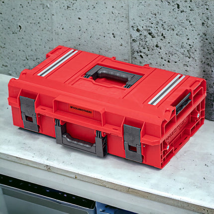 Toolbrothers RHINO XXL tool case ULTRA Work+ height M 15.4 l IP66 with removable dividers + boxes
