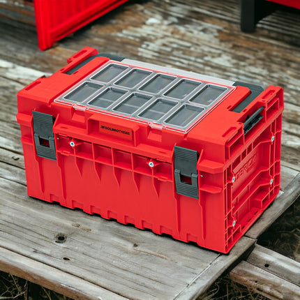 Toolbrothers RHINO XXL tool case ULTRA Handling+ height L 38 l IP66 with removable dividers + boxes