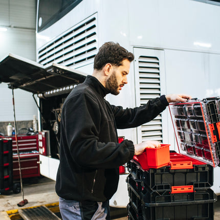 Toolbrothers RHINO XXL organizer ECO height XL boxes 13.5 l IP66 with removable boxes + dividers