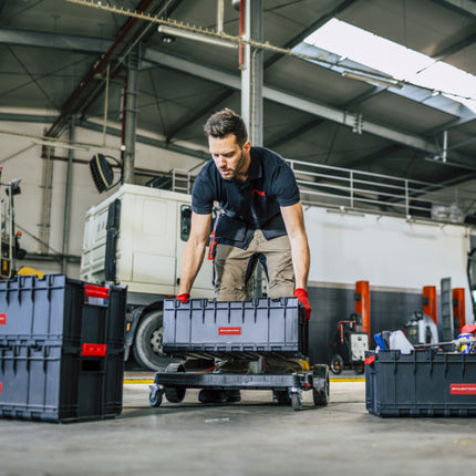 Toolbrothers RHINO XXL Tool Box ECO Custom 35 L stackable with removable dividers