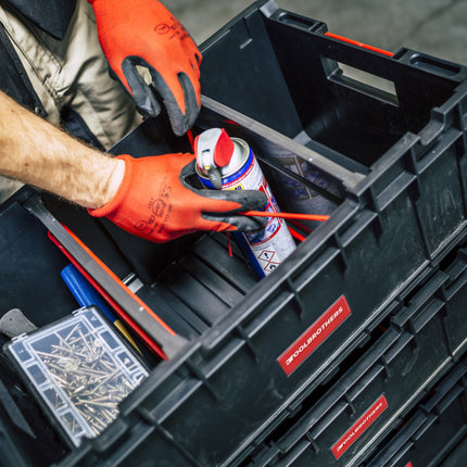 Toolbrothers RHINO XXL Tool Box ECO Custom 35 L stackable with removable dividers