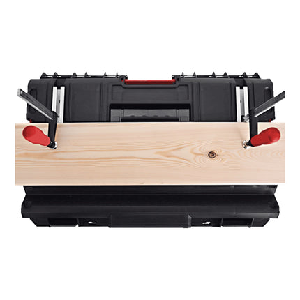 Toolbrothers RHINO XXL tool case ECO Work+ height M 15.4 l IP66 with removable dividers + boxes