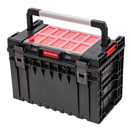 Toolbrothers RHINO XXL tool case ECO Handling+ height XL 52 l IP66 with removable dividers + boxes
