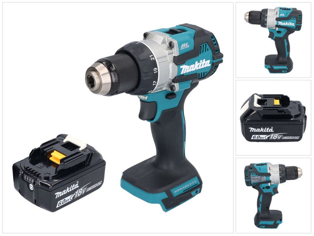 Taladro atornillador a batería Makita DDF 489 G1 18 V 73 Nm sin escobillas + 1x batería recargable 6,0 Ah - sin cargador