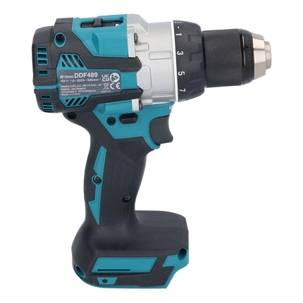 Taladro atornillador a batería Makita DDF 489 ZJ 18 V 73 Nm sin escobillas solo + Makpac - sin batería, sin cargador