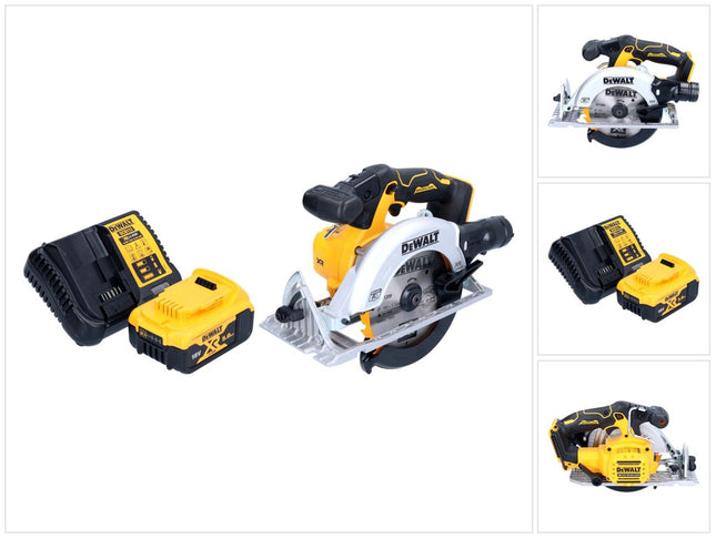 Sierra circular sin cable DeWalt DCS 565 P1 18 V 165 mm sin escobillas + 1x batería recargable 5,0 Ah + cargador