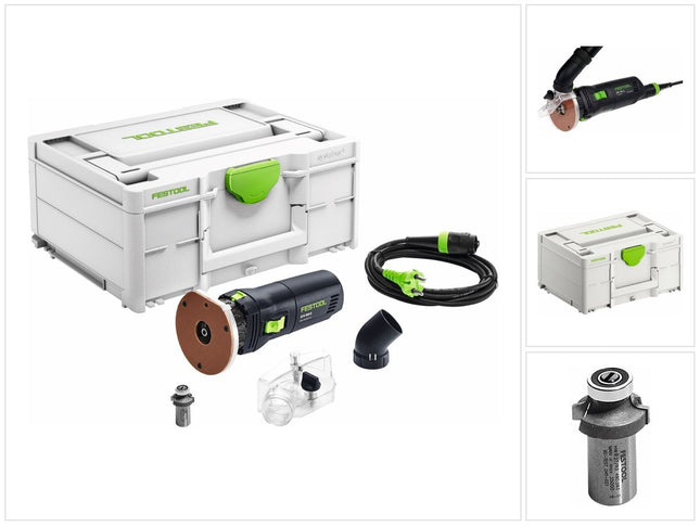 Festool OFK 500 Q-Plus R3 frezarka krawędziowa 450 W + frez zaokrąglający 3 mm + Systainer ( 576225 )