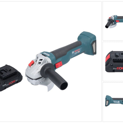 Bosch GWS 18V-10 Smerigliatrice angolare professionale a batteria 18 V 115 mm brushless + 1x batteria ricaricabile ProCORE 4,0 Ah - senza caricabatterie