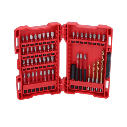 Milwaukee Shockwave Bit and Drill Set 48 pcs ( 4932430906 ) Phillips / Pozidriv / Torx / Hex / Slotted