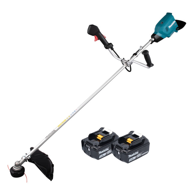 Desbrozadora a batería Makita DUR 369 AF2 36 V (2x 18 V) 43 cm sin escobillas + 2 baterías de 3,0 Ah, sin cargador