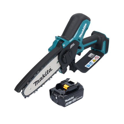 Makita DUC 150 M Tronconneuse d'elagage sans fil 18 V 15 cm Brushless + 1x batterie 4,0 Ah - sans chargeur