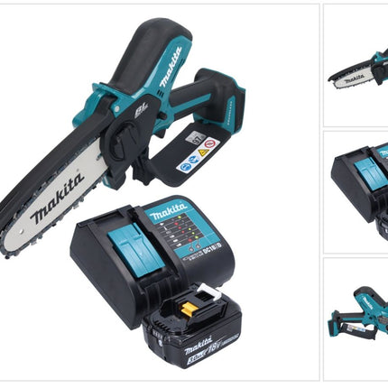 Makita DUC 150 SF 18 V 15 cm Tronçonneuse d'elagage sans fil + 1x Batterie 3,0 Ah + chargeur