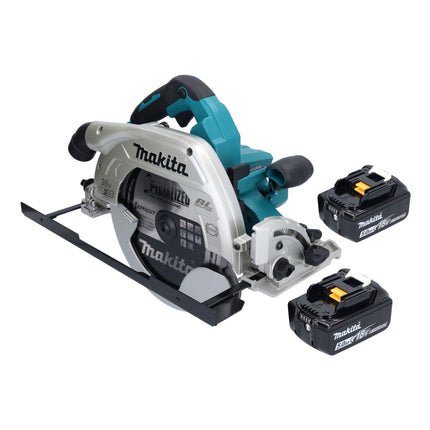 Makita DHS 900 T2U scie circulaire portative sans fil 36 V ( 2x 18 V ) 235 mm sans balais + 2x accu 5,0 Ah + adaptateur Bluetooth - sans kit de chargement