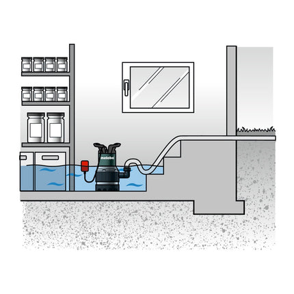 Metabo TPS 14000 S COMBI Pompe submersible combinée ( 0251400000 ) 770 watts débit 14000 l/h