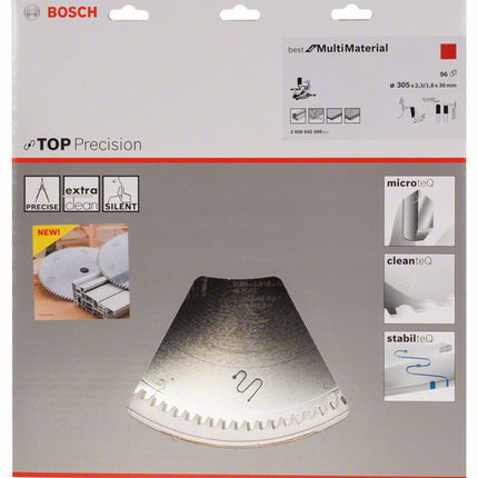 BOSCH Lama circolare Ø esterno 305 mm Numero di denti 96 HLTCG ( 8000342278 )