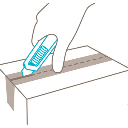 MARTOR safety knife SECUNORM 500 Length 143 mm Width 16 mm Height 36 mm ( 4000818066 )
