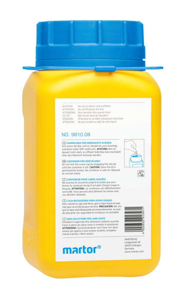 MARTOR collection box suitable for used blades ( 4000817880 )