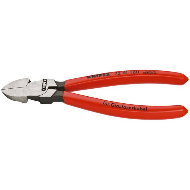 KNIPEX Diagonal cutters for fibre optic cables Overall length 160 mm ( 4000810178 )