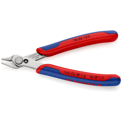 KNIPEX Electronics diagonal cutters Super-Knips(R) INOX length 125 mm shape 0 ( 4000810503 )