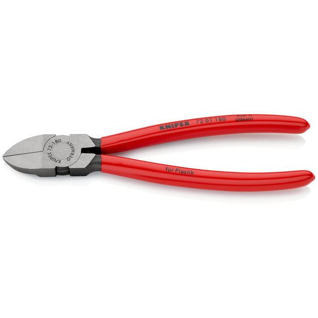 KNIPEX Diagonal cutters for plastics Overall length 180 mm ( 4000794227 )
