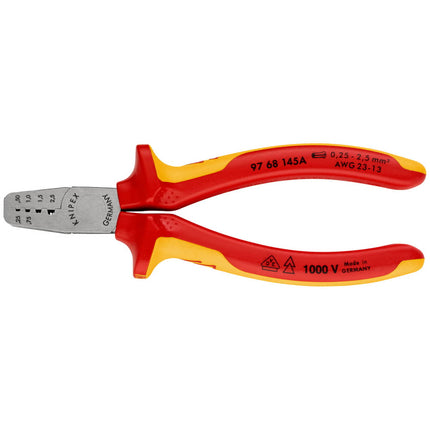 KNIPEX wire end crimping pliers total length 145 mm ( 4000795074 )