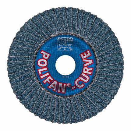 PFERD flap disc POLIFAN Z SGP CURVE STEELOX Ø 125 mm grain size 40 ( 4000842896 )