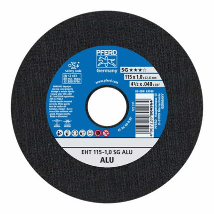 Disco de corte PFERD SG ALU D125x1mm recto ( 4000843078 )