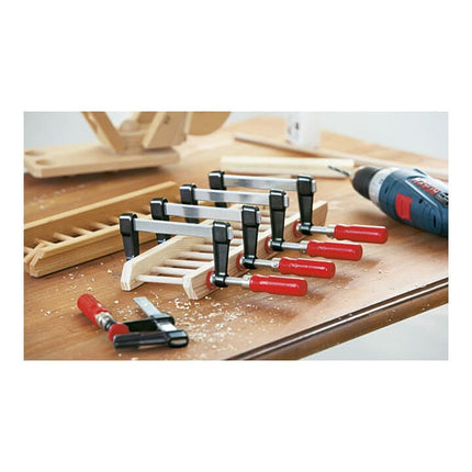 BESSEY Presse à vis de serrage en fonte moulée LM envergure 150 mm col de cygne 50 mm ( 4000831252 )