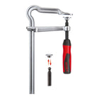 Morsetto a vite interamente in acciaio BESSEY OMEGA Larghezza di serraggio 250 mm Sporgenza 120 mm ( 4000831472 )