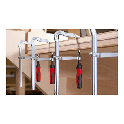 Morsetto a vite interamente in acciaio BESSEY OMEGA Larghezza di serraggio 300 mm Sporgenza 140 mm ( 4000831474 )