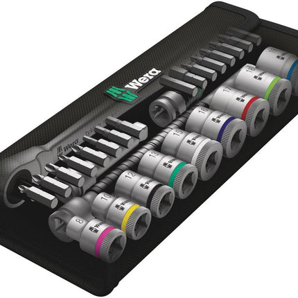 WERA Zyklop Metal 8100 SB 7 29-piece socket spanner set 3/8 ″ ( 4000821654 )