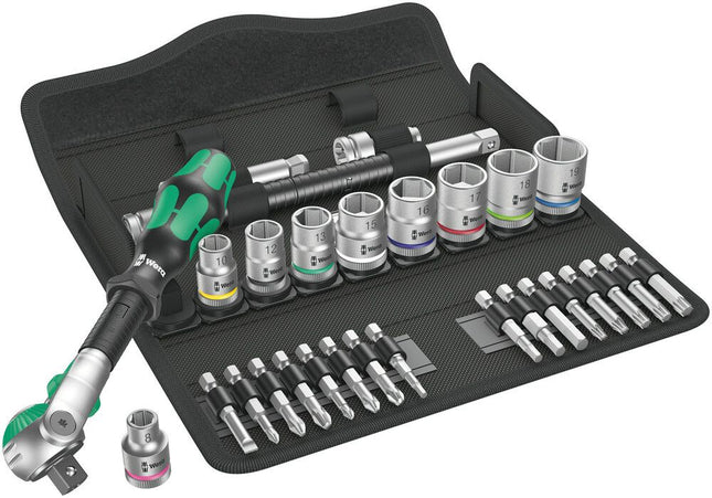 WERA Zyklop Speed 8100 SB 6 29-piece socket spanner set 3/8 ″ ( 4000821759 )