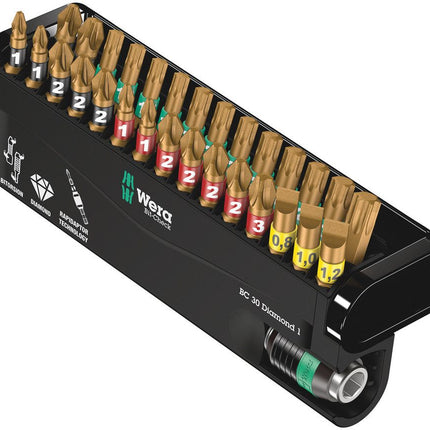 WERA Bit-Check Diamond 1 30-piece bit set ( 4000829904 )