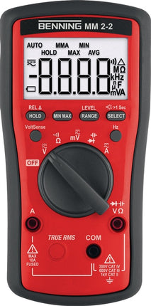 BENNING Multimeter MM 2-2 0.1 mV-1000 V AC, 0.1 mV-1000 V DC ( 4000828964 )