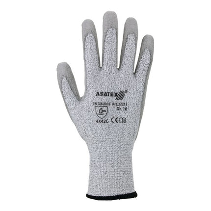 ASATEX cut protection gloves size 10 grey/grey ( 4000371586 )