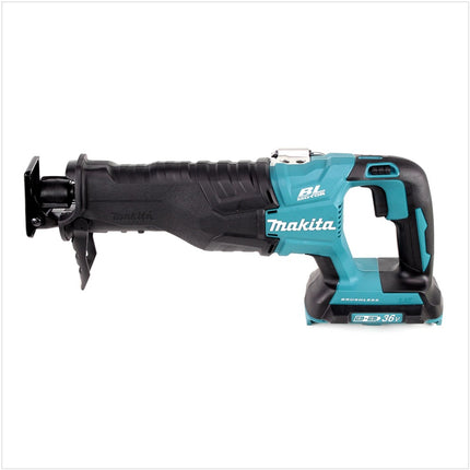 Makita DJR 360 RMK Akku Reciprosäge 36V ( 2x18V ) Brushless Säbelsäge im Koffer + 2x 4,0 Ah Akku + Ladegerät