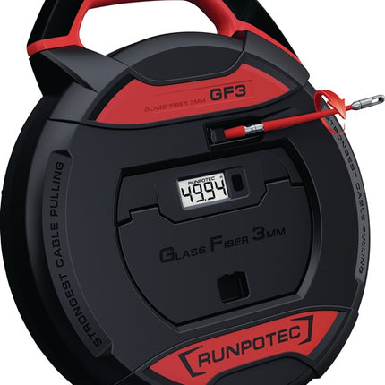 Dispositivo de tracción de cables RUNPOTEC GF3 longitud de cinta 30 m radio de curvatura 38 mm ( 4000818685 )
