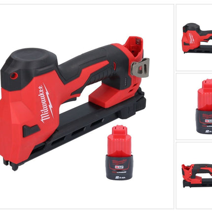 Milwaukee M12 BCST-201 cordless tacker 12 V 19 x 25.4 mm + 1x rechargeable battery 2.0 Ah - without charger