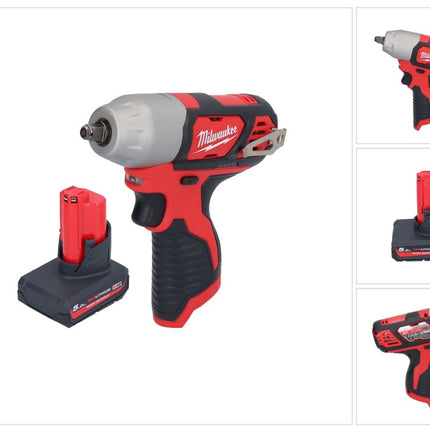 Milwaukee M12 BIW38-501 cordless impact wrench 12 V 135 Nm 3/8" + 1x rechargeable battery 5.0 Ah - without charger