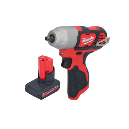 Milwaukee M12 BIW38-501 cordless impact wrench 12 V 135 Nm 3/8" + 1x rechargeable battery 5.0 Ah - without charger