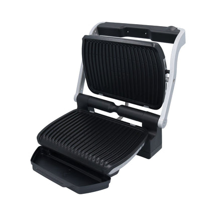 Tefal Optigrill+ GC712D34 Griglia a contatto 2000 Watt 80 - 250 °C argento / nero