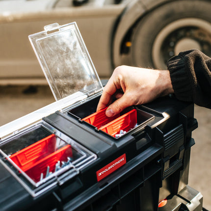 Toolbrothers RHINO Slim tool case ECO Comfort+ Compact Edition 14 l IP54 with removable dividers