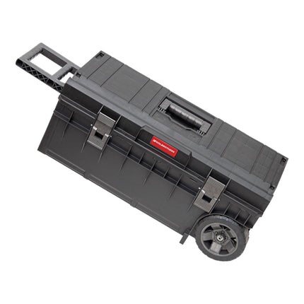 Toolbrothers RHINO XXL Trolley ECO Longer Basic 50 l IP66 tool box with wheels on metal axle and double telescopic handle