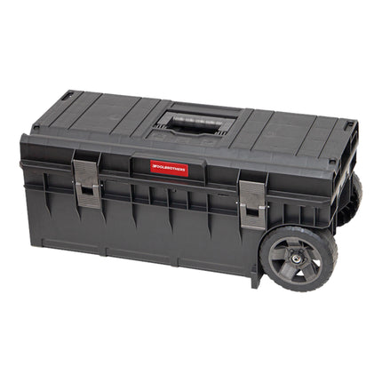 Toolbrothers RHINO XXL Trolley ECO Longer Basic 50 l IP66 tool box with wheels on metal axle and double telescopic handle